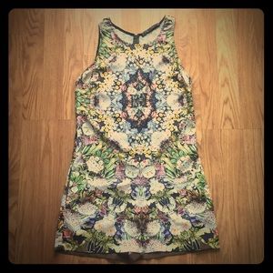 Kaleidoscope-floral romper